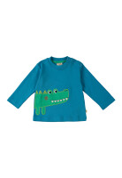 Little Discovery Langarmshirt Krokodil blau