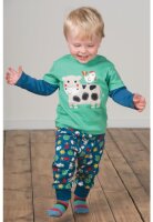 Little Look Lagenshirt Kuh gr&uuml;n