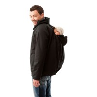 M&auml;nner-Outdoorjacke f&uuml;r Zwei Softshell warme Version schwarz
