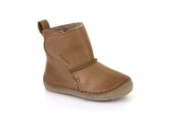 Klett-Stiefelchen gef&uuml;ttert brown