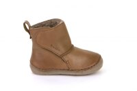 Klett-Stiefelchen gef&uuml;ttert brown
