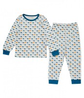 Long John Pyjama Rentier pazifik