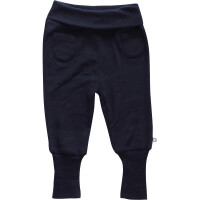 Haremshose Wolle navy