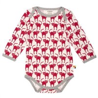 Body Langarm Katzen purple