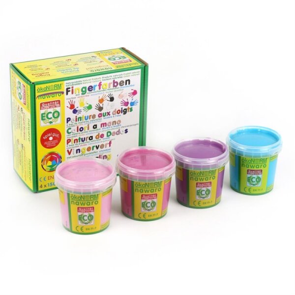 Nawaro Fingerfarbe Princess Ecofee 4er Set