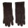 Kinder Handschuhe Wolle dunkelbraun - 3