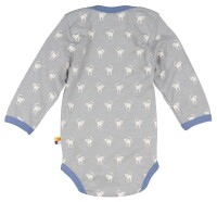 Body Langarm BW/Wolle grey melange