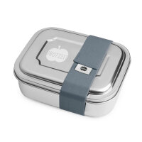 Zweier Lunchbox mit Unterteilung - Sterne gr&uuml;n lime