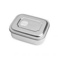 Zweier Lunchbox mit Unterteilung - Sterne gr&uuml;n lime