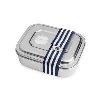 Zweier Lunchbox mit Unterteilung - Sterne gr&uuml;n lime