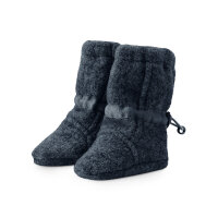 Wollwalk-Booties Eco navy - Newborn