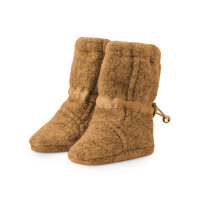 Wollwalk-Booties Eco camel - Newborn