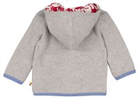 Kapuzenjacke Fleece Katzen grey melange
