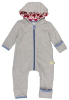 Overall Fleece Katzen grey melange