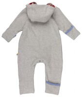 Overall Fleece Katzen grey melange