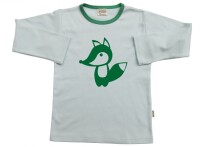 Longsleeve-Shirt Fuchs aqua/gr&uuml;n