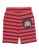 Little Stripy Shorts tomate/navy
