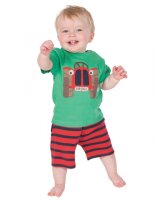 Little Stripy Shorts tomate/navy