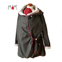 MaM Motherhood Coat MaM*tec with back opening shady night