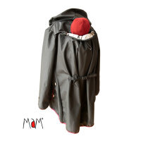 MaM Motherhood Coat MaM*tec with back opening shady night