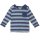 Kapuzen-Wendeshirt Ringel plum-navy