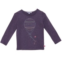 Langarmshirt Hei&szlig;luftballon plum