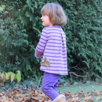 Pulli Ringel Sterne orchid-plum