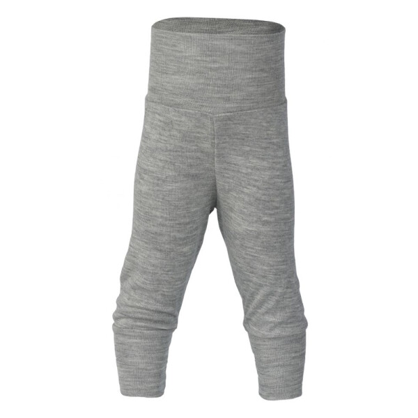 Baby-Hose Wolle/Seide hellgrau