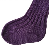 Gr&ouml;do Babys&ouml;ckchen 100% Wolle grob lila