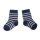 Babysöckchen Ringel denim-weiß