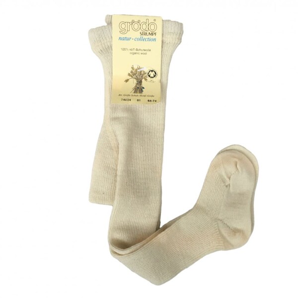 Babystrumpfhose 100% Wolle natur