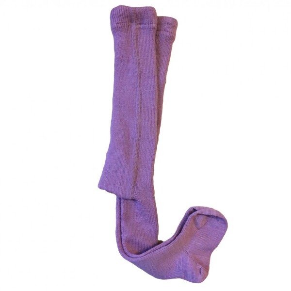 Babystrumpfhose 80% Wolle rose grise