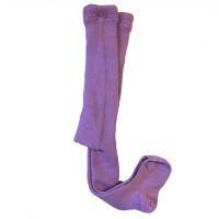 Babystrumpfhose 80% Wolle rose grise