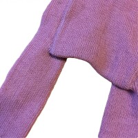 Babystrumpfhose 80% Wolle rose grise