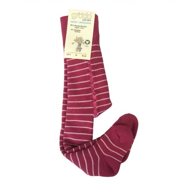Grödo Babystrumpfhose Vollfrottee sangria-rosa