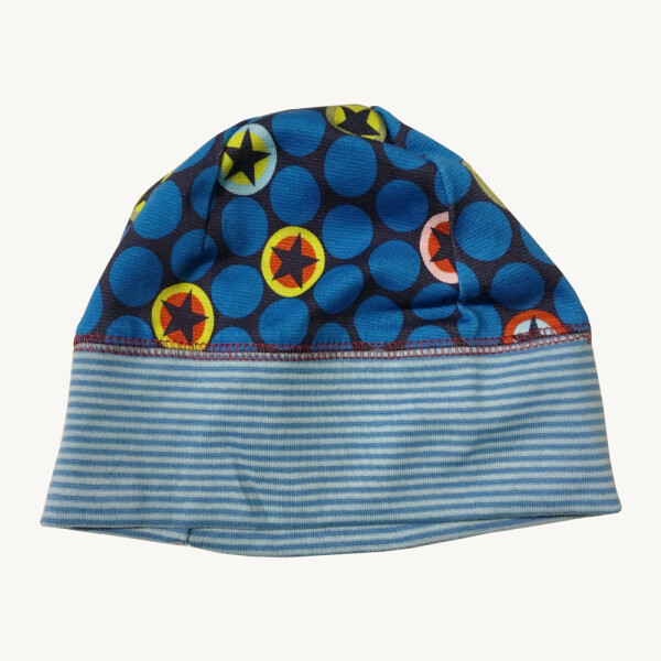 Beanie Punkte marine