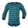 Body langarm Wolle/Seide ocean/eisvogel