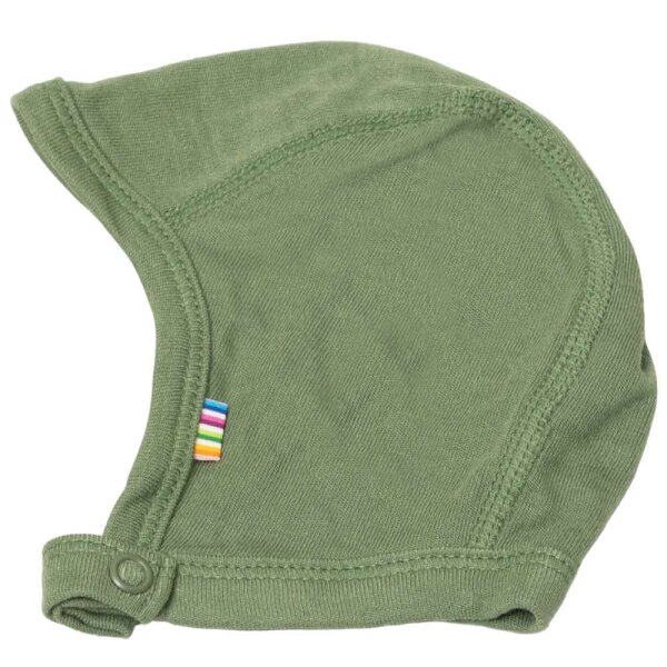 Baby-Häubchen Bambus khaki - 41