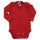 Body Langarm Wolle/Seide rot uni