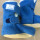 Booties Walk Plüsch Klett blau