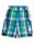 Karo Shorts grün/blau