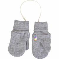 Wollhandschuhe Basic grau - 86/104