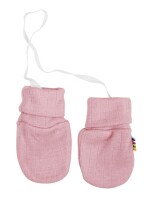 Wollhandschuhe Basic altrosa - 110/122
