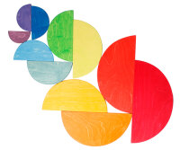 Gro&szlig;e Regenbogen Halbkreise