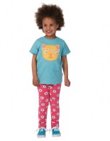 Gwenver T-Shirt Katze aqua