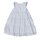 Kleid ärmellos weiß gestreift - 86/92
