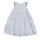 Kleid ärmellos weiß gestreift - 116