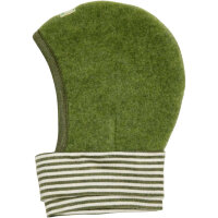 Schl&uuml;pfli Schalm&uuml;tze Wollfleece moos - 44