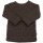 Strick-Pullover Wolle dunkelbraun - 98/104