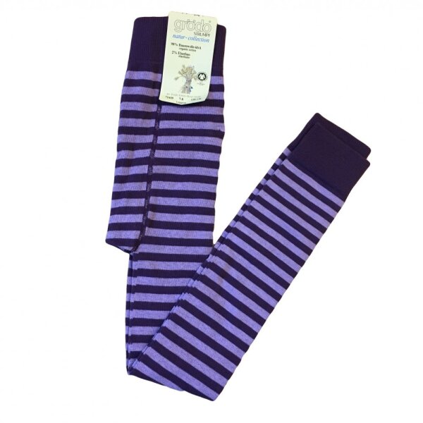 Kinderleggings Ringel talamone-flieder